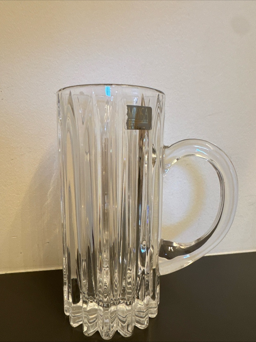 Mikasa Clear Crystal Fluted Beer Mug - Marquis